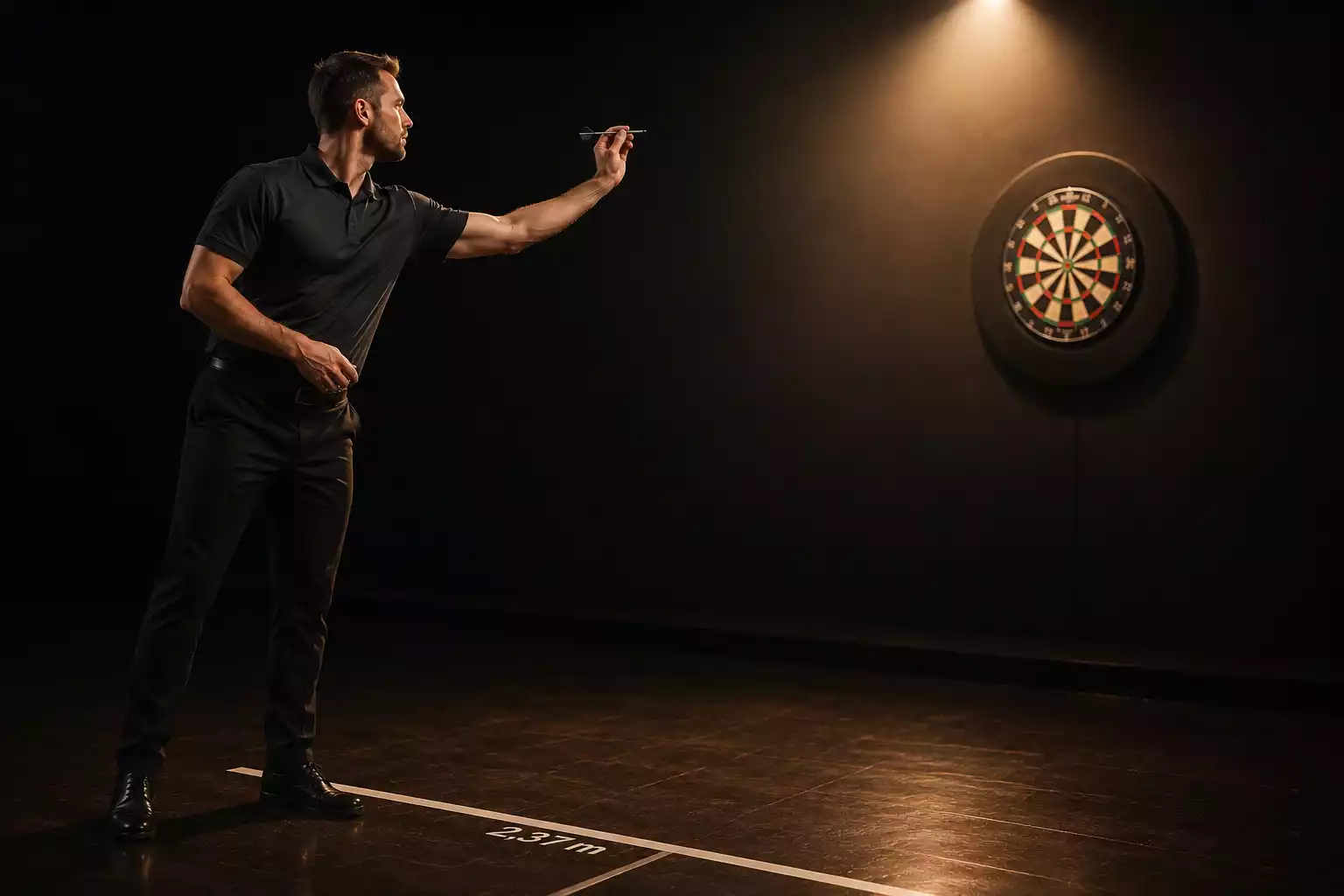 Darts-Spielerstatistik: Three-Dart-Average und Checkout-Quote am Oche